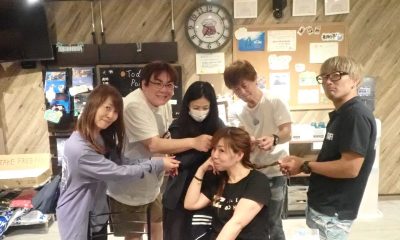 水温はまだ低いけど地上は夏だね!