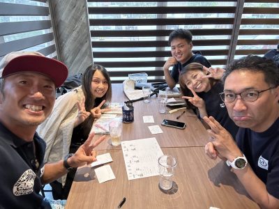 みんなで階段ガンバったね！