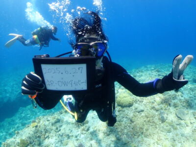 今日もケラマでOWダイバー誕生！