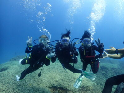 慶良間で体験ダイビング～☆